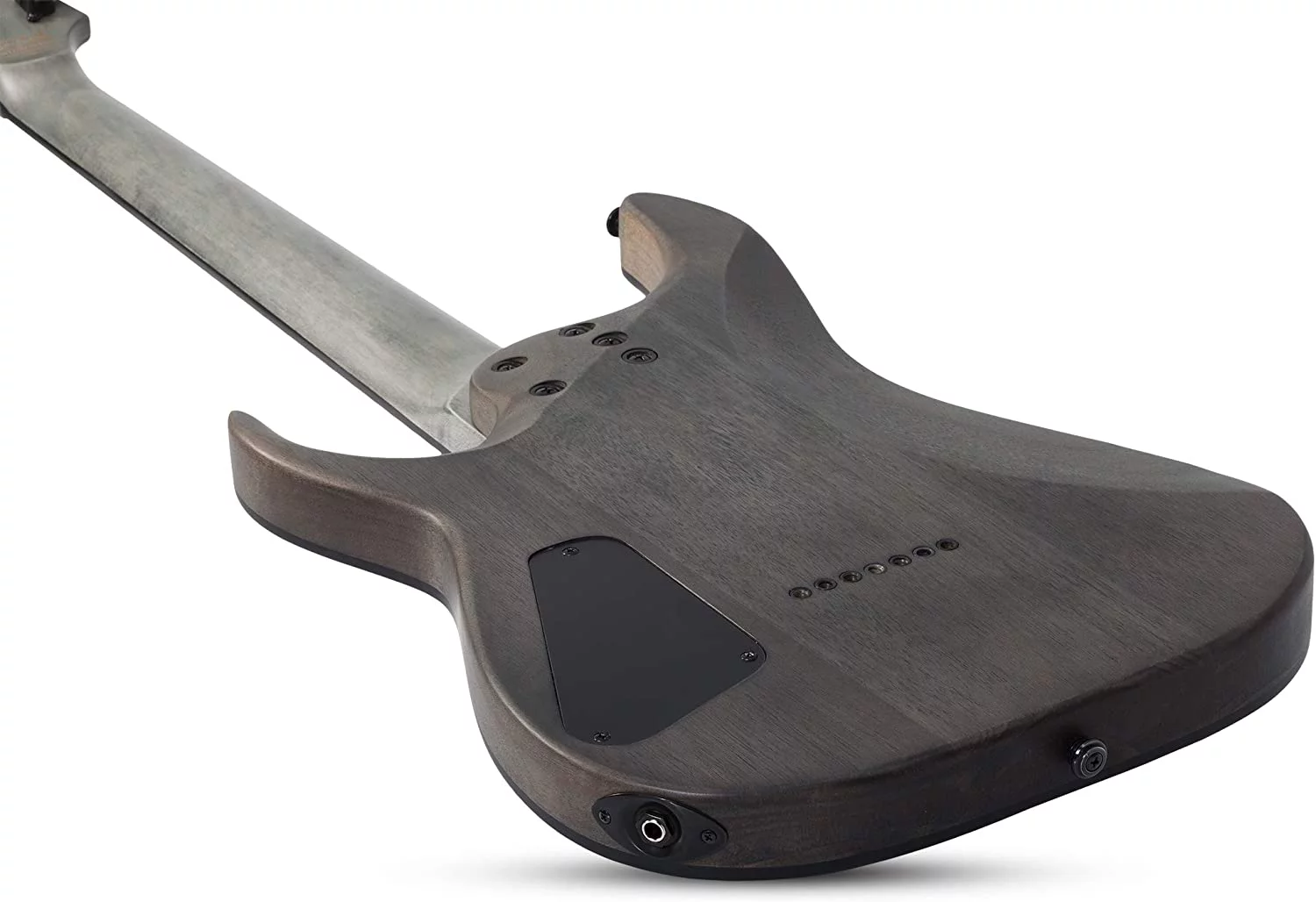 Schecter 2458 Omen Elite 7 Guitar, Rosewood Fretboard, See Thru Blue Burst