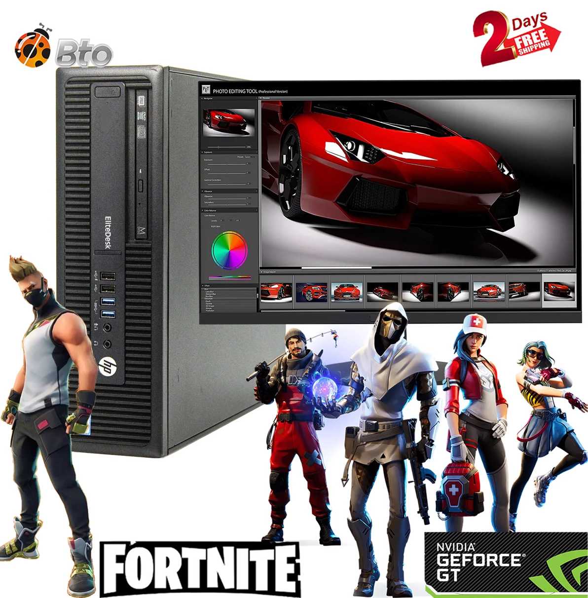Restored Gaming HP 800G1 Desktop SFF Computer PC Intel Core i7-4570 Processor 16GB Ram 500GB HDD 20