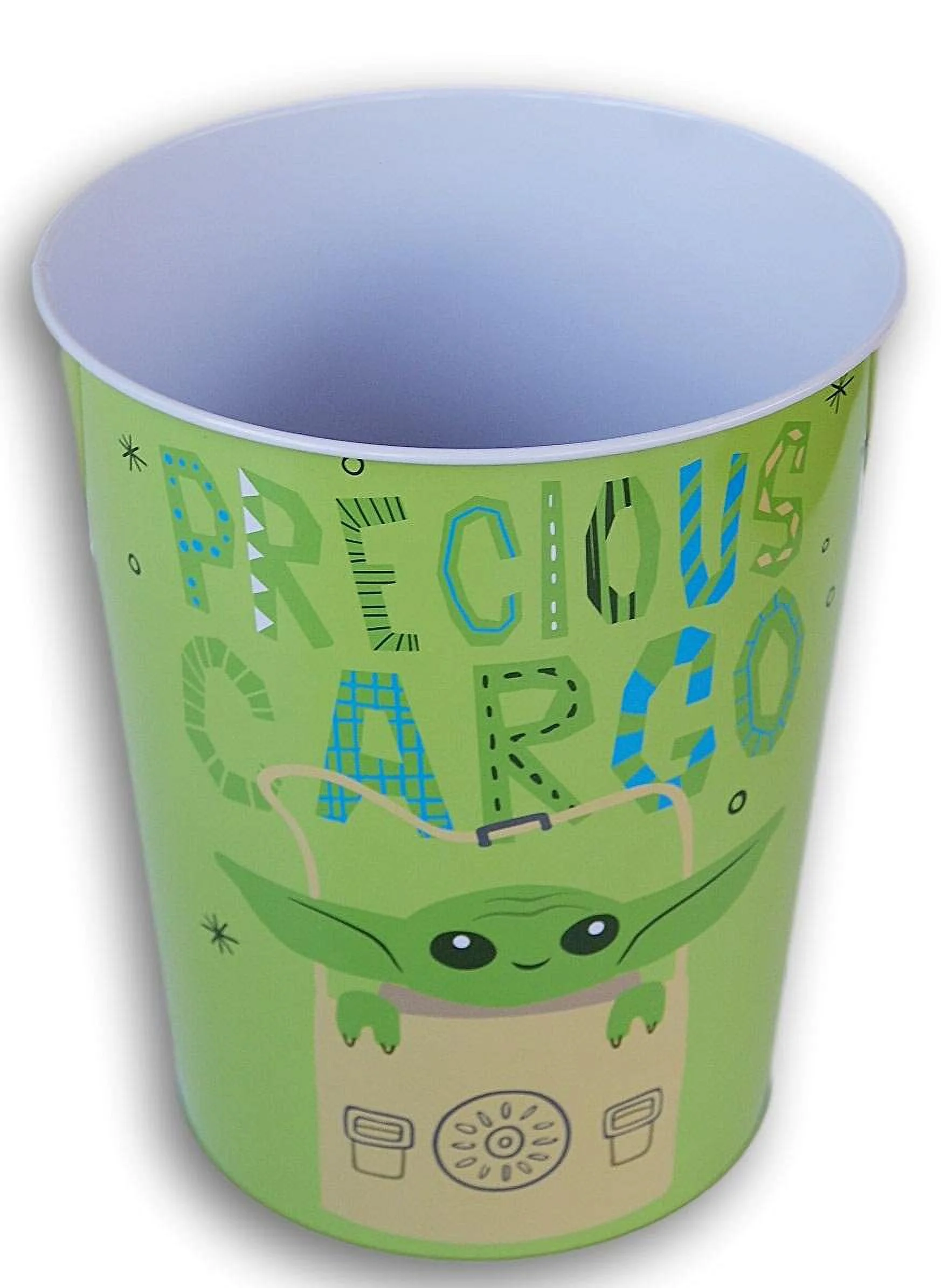 Mandalorian Baby Yoda Waste Bin Trash Can for Kids