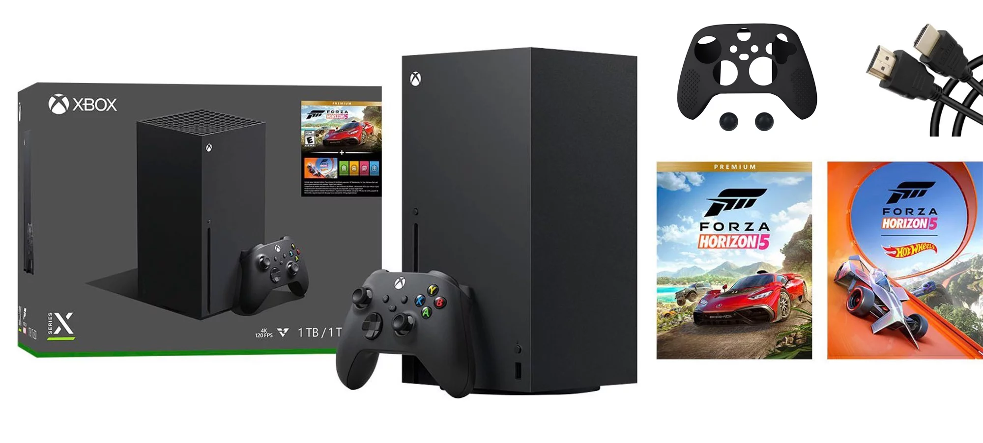 Microsoft Xbox Series X – Forza Horizon 5 Bundle with Tigology Accessories