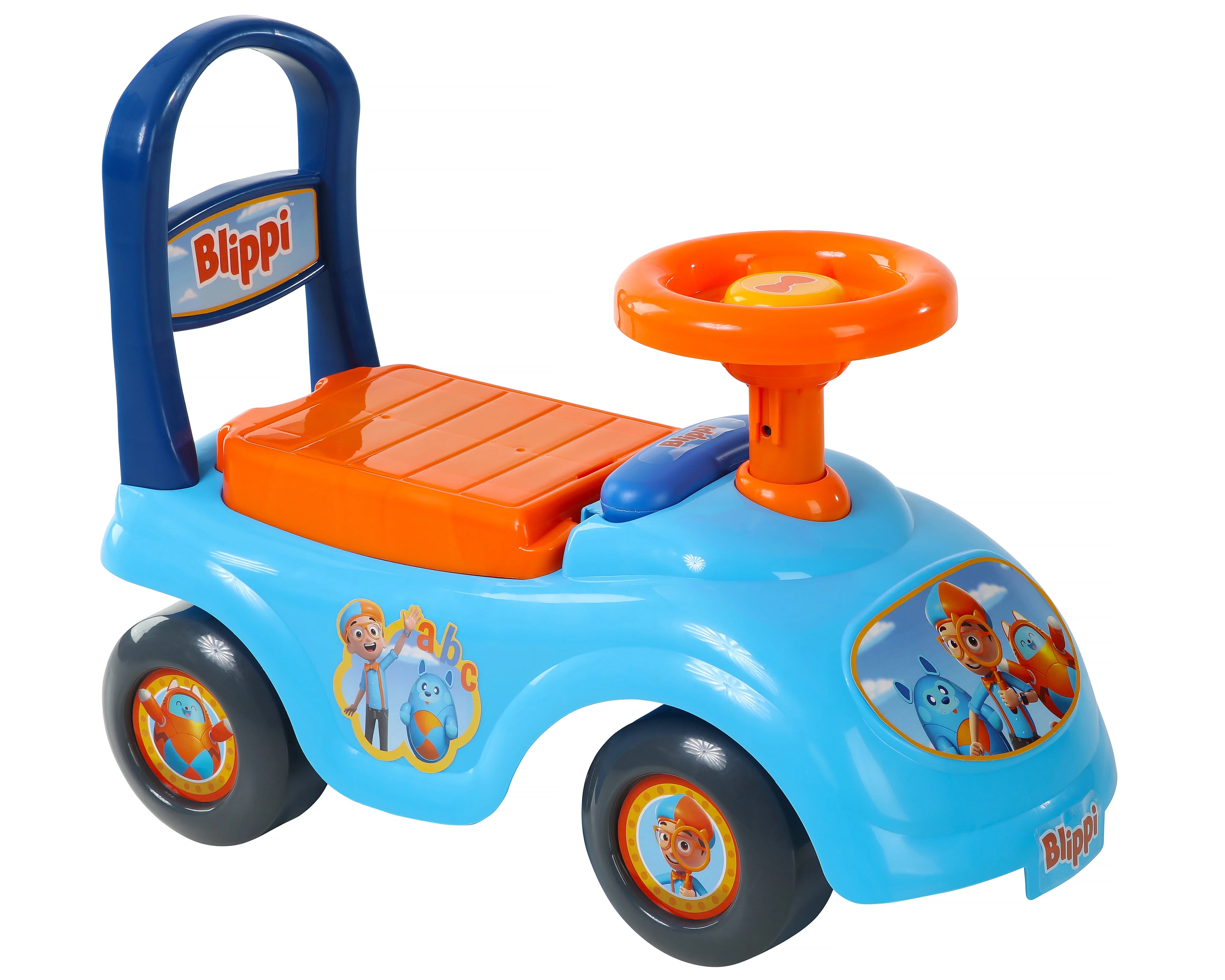 Dynacraft Blippi Foot-to-Floor Unisex Kids Ride-on for Age 1.5-3 Years