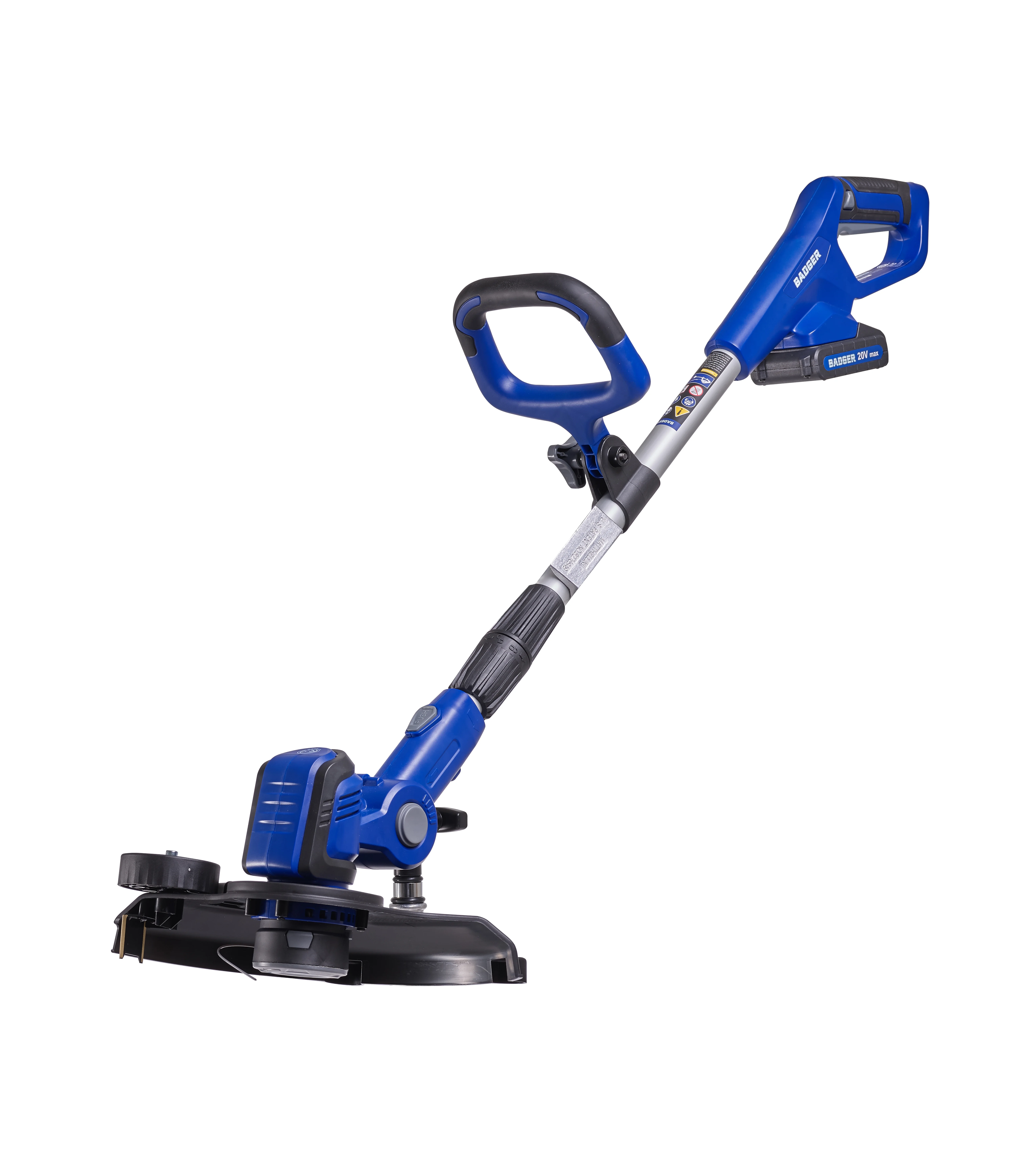 WILD BADGER POWER 20 Volt Trimmer Edger and Sweeper with 4.0AH Battery