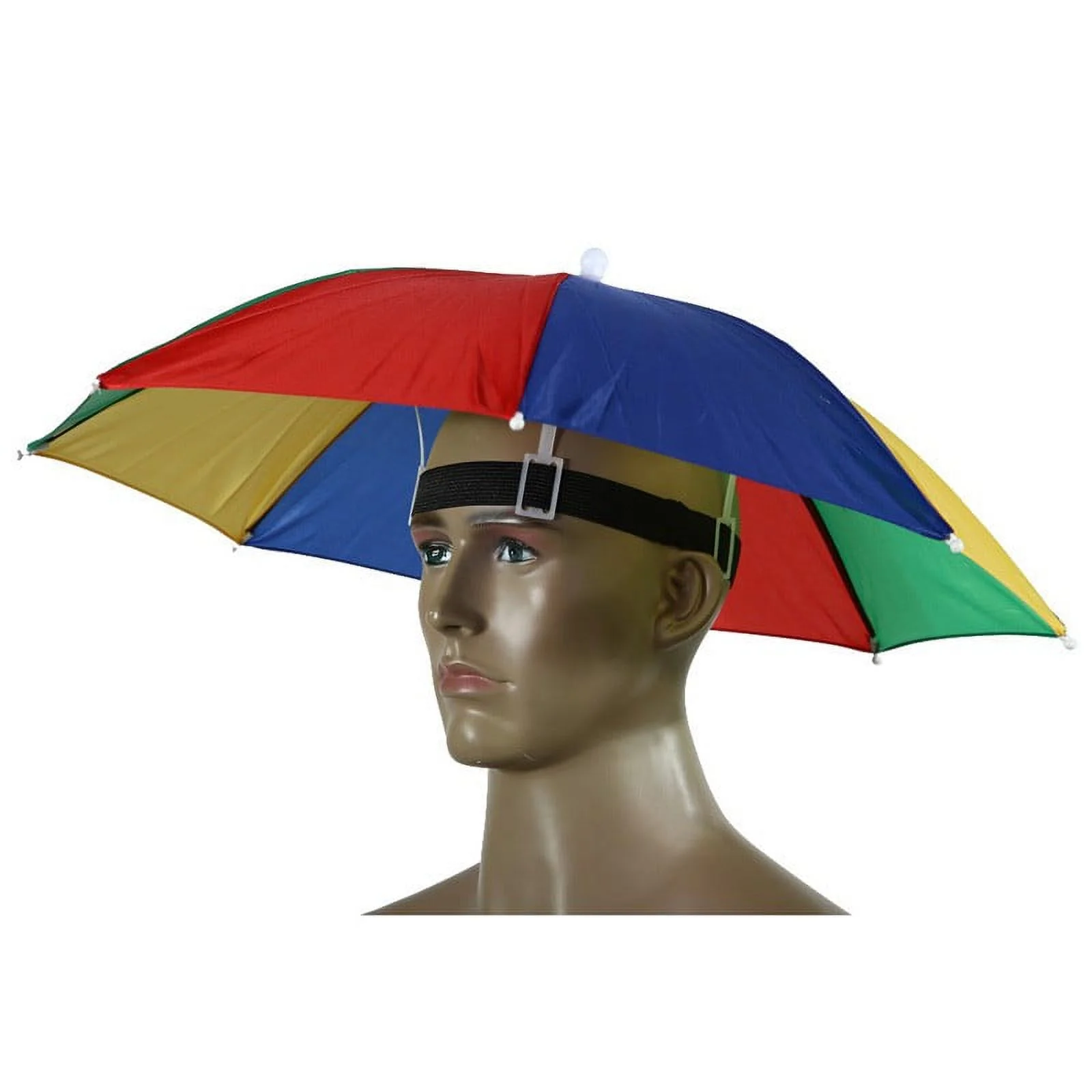 Universal Adult Kids Umbrella Hats Caps Outdoor Sun Shade Camping Fishing Hiking