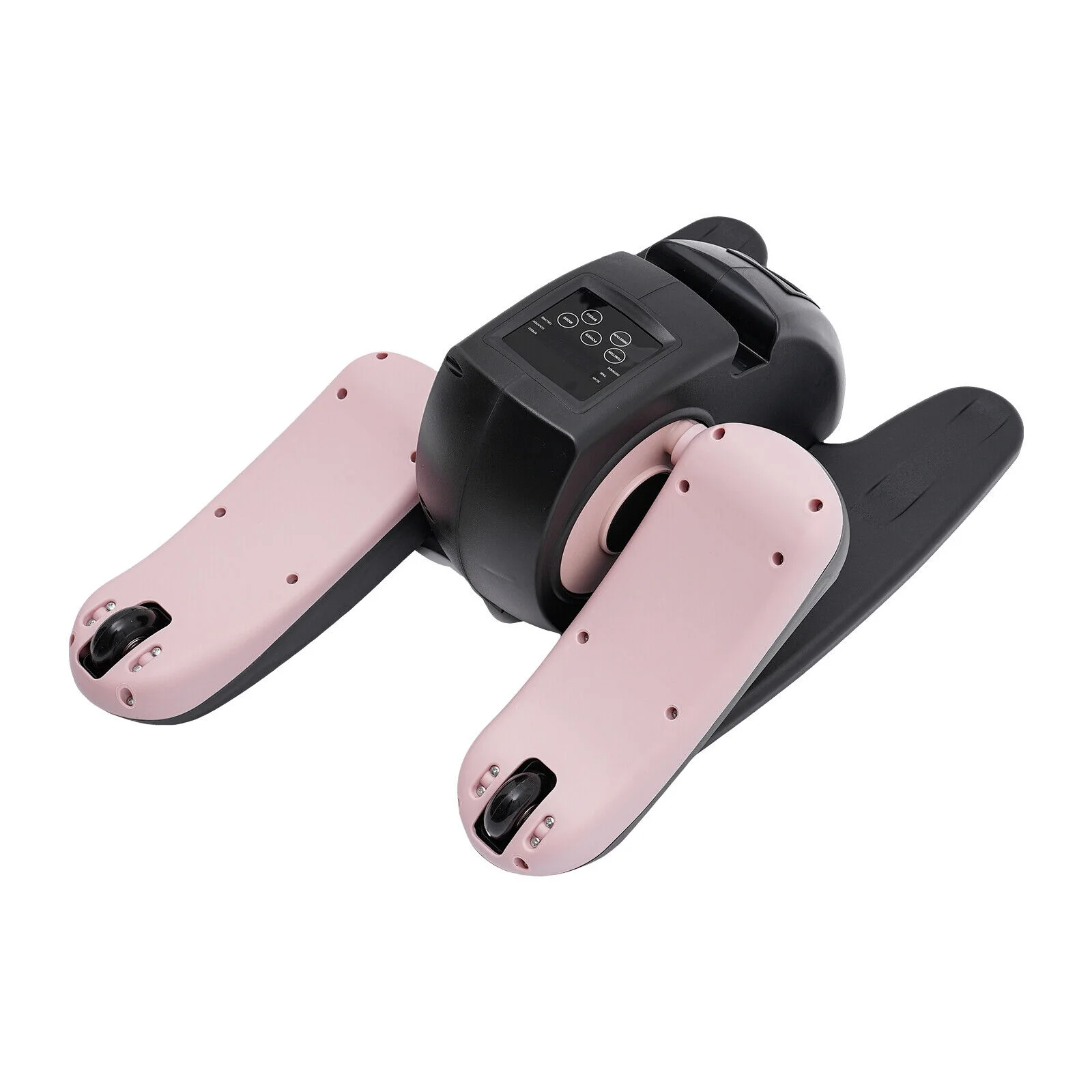 Under Desk Elliptical Machine Electric Seated Leg Foot Pedal Exerciser W/ Remote Pink