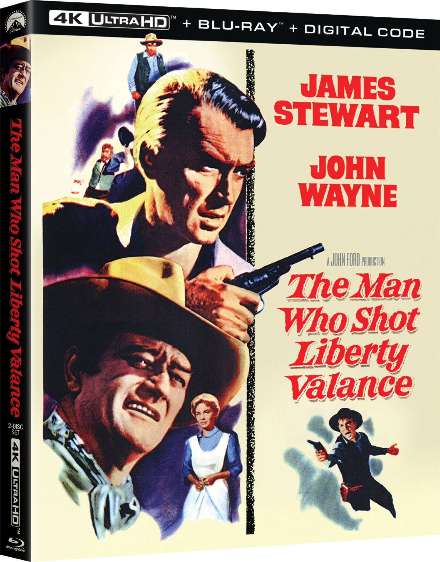 The Man Who Shot Liberty Valance (4K Ultra HD + Blu-ray + Digital)