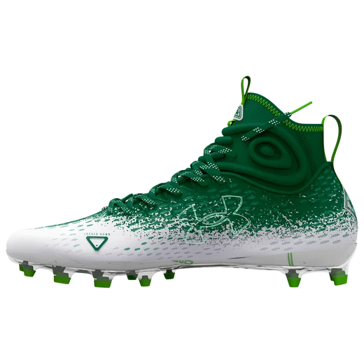 Under Armour Spotlight Lux MC 2.0 3025082-301 Men's Green Football Cleats DSG475 (8)