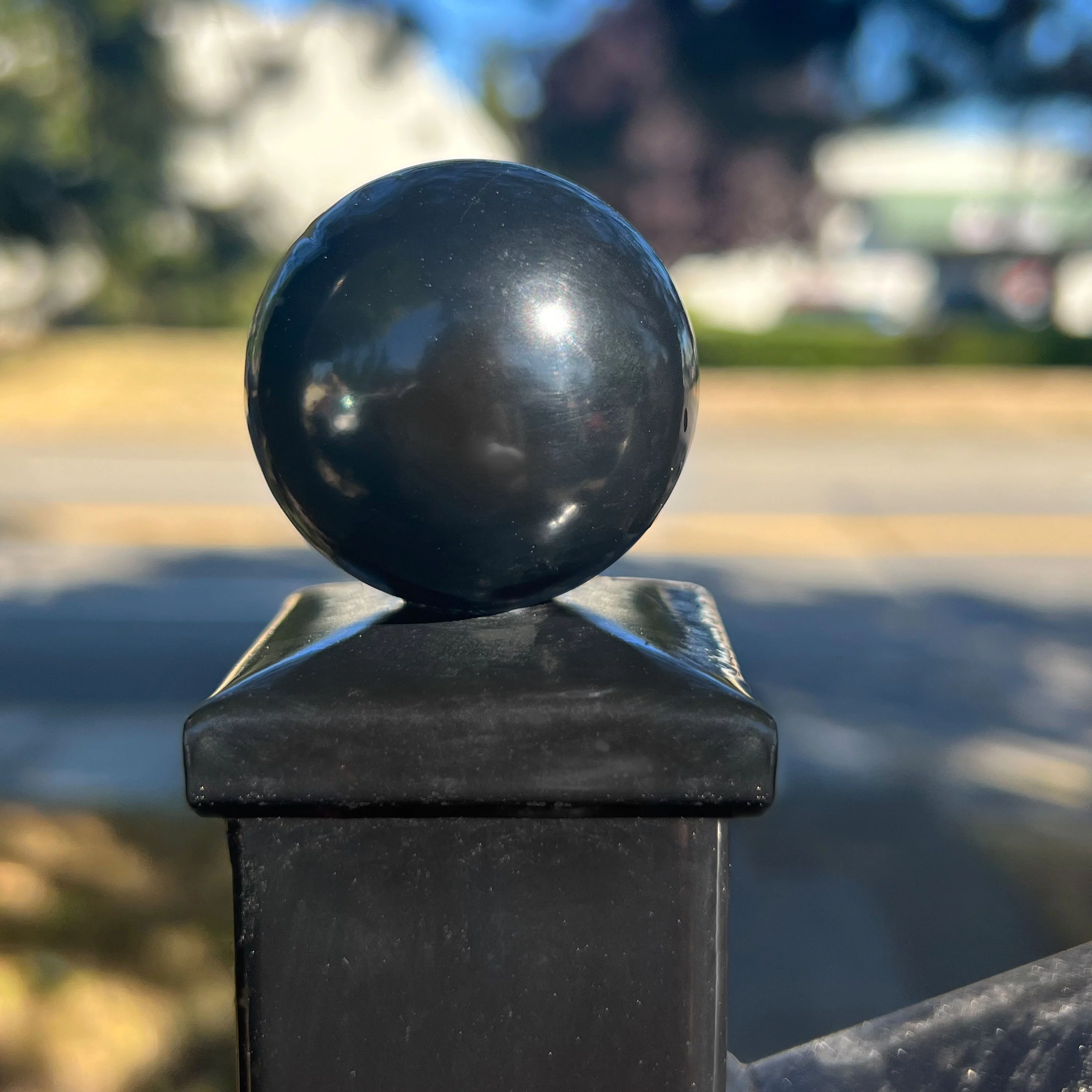 ALEKO Yard Garden Modern Kyiv Style Steel Pedestrian Gate 5 x 4.5 ft Black