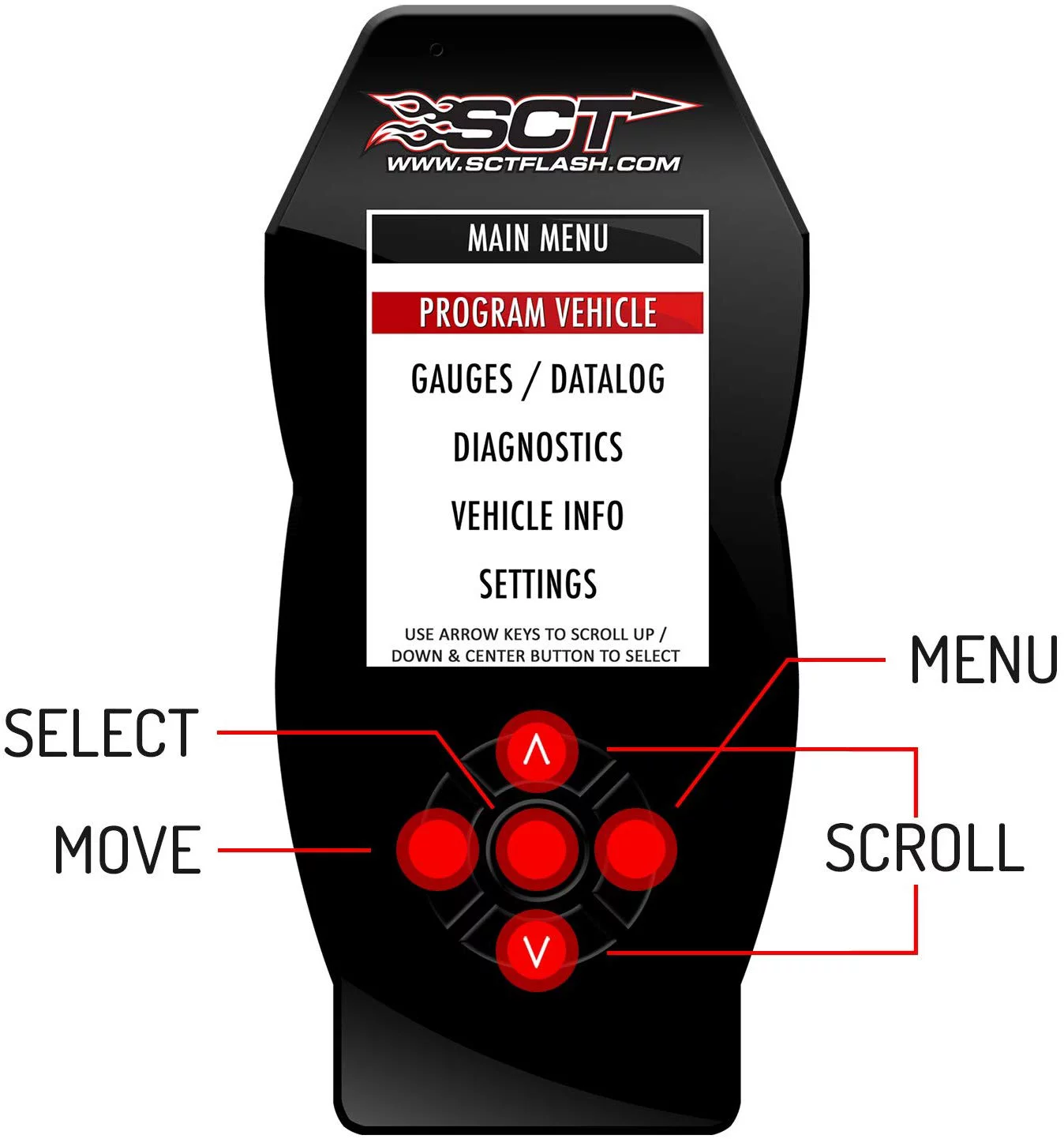 SCT Performance - 7015 - X4 Performance Tuner - Custom Power Flash Programmer- Ford