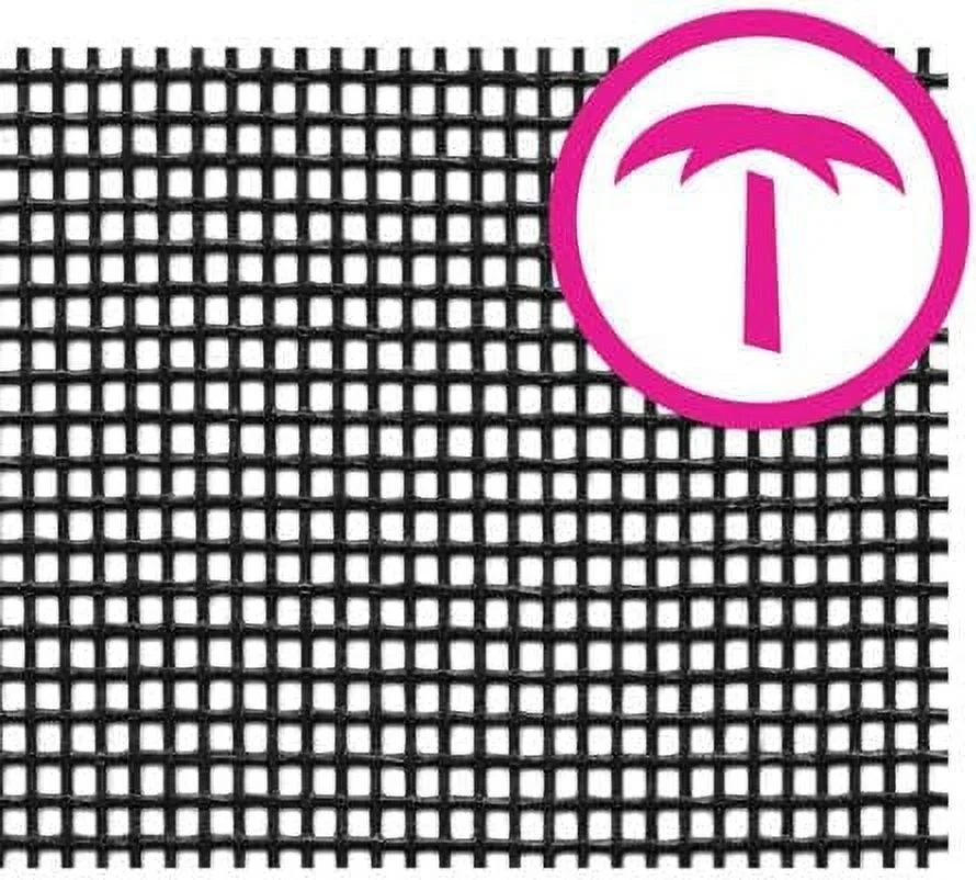 Florida Glass Privacy Screen Mesh Kit - (36 in x 100 ft) Roll of Screen & Roller Tool - Vinyl-Laminated Fiberglass Mesh Screen Roll for Pool Enclosure - Charcoal