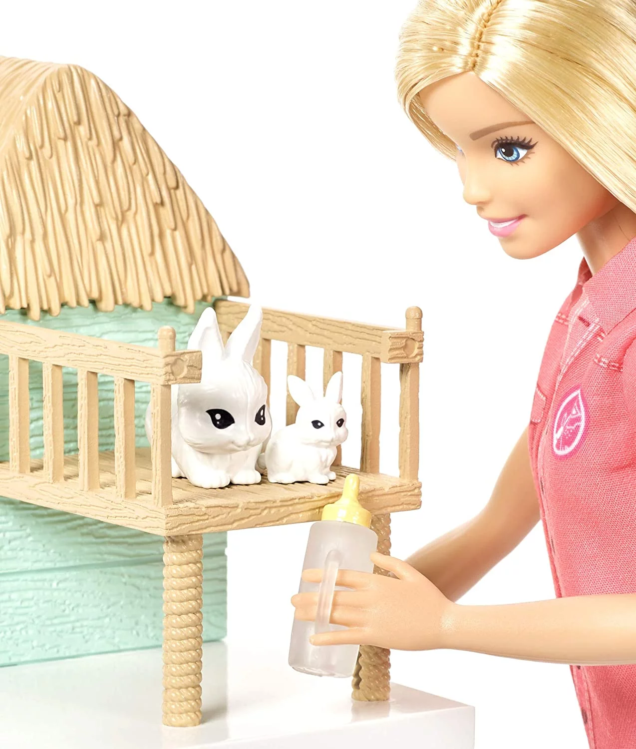 ​Barbie Doll and Animal Rescue Center with 8 Animals