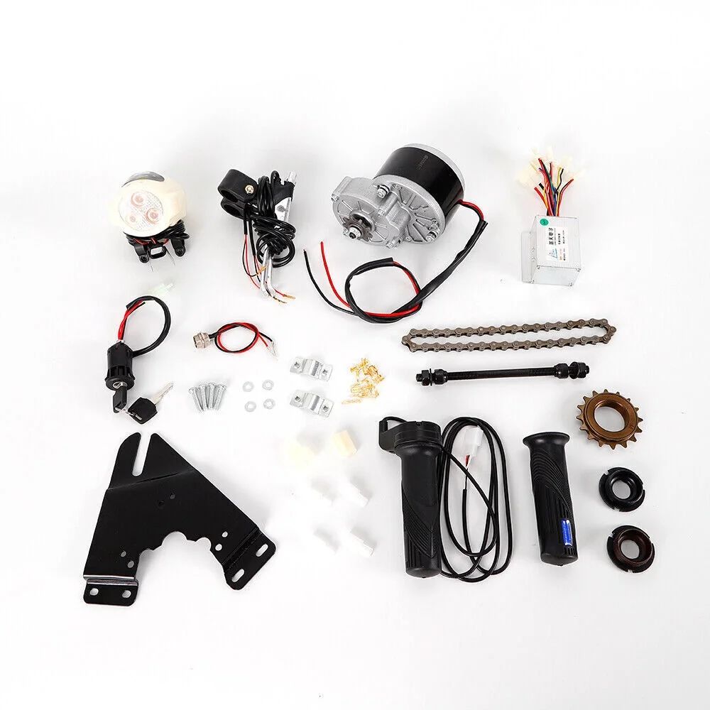 24V 250W Electric Bike Conversion Kit w/ Controller Fit For 22-29 Inch Ordinary Bicycle
