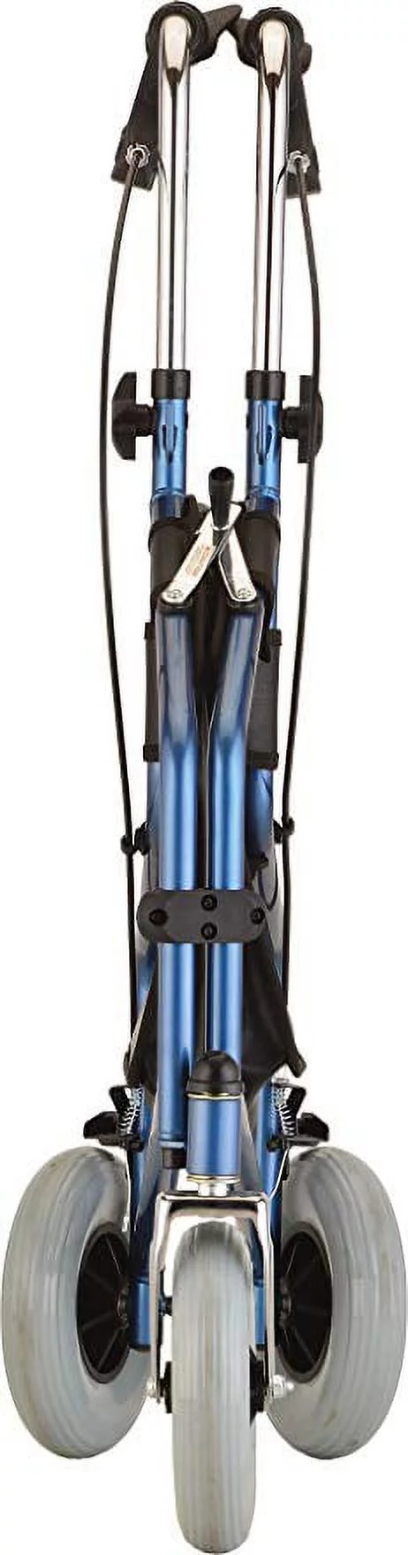 Nova 3 Wheel Walker For Seniors, Foldable, Rollator Walker With Three Wheels, Height Adjustable Handles< BLUE