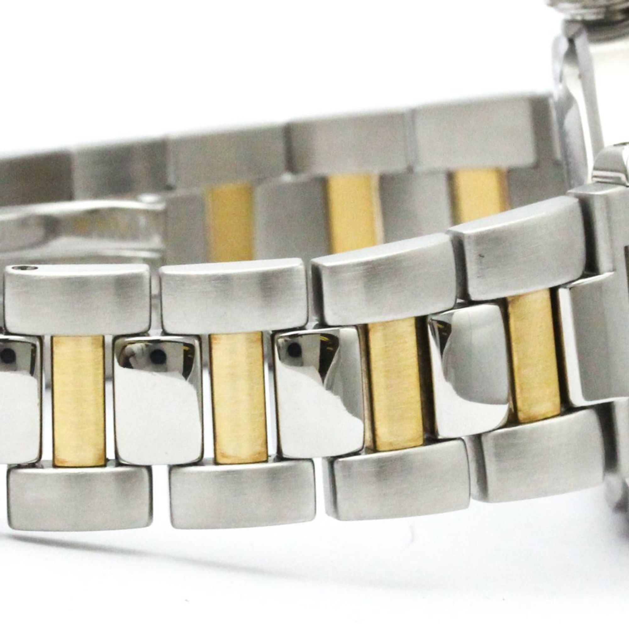 Pre-Owned Polished CARTIER Pasha 38 18K Gold Steel Automatic Mens Watch W31035T6 BF571264 (Good)