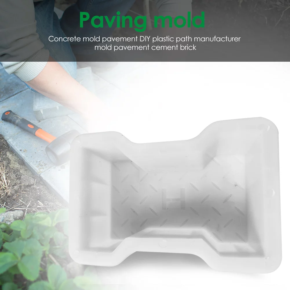 Garden Paving Mold DIY Path Maker Cement Brick Concrete Stone Road Mould