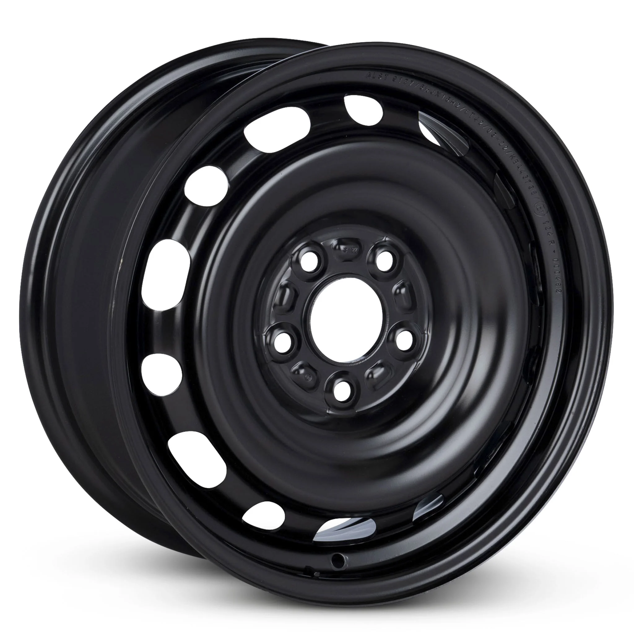 For 2019-2020 Hyundai Venue 16 Inch Painted Black Rim - OE Direct Replacement - Road Ready Car Wheel
