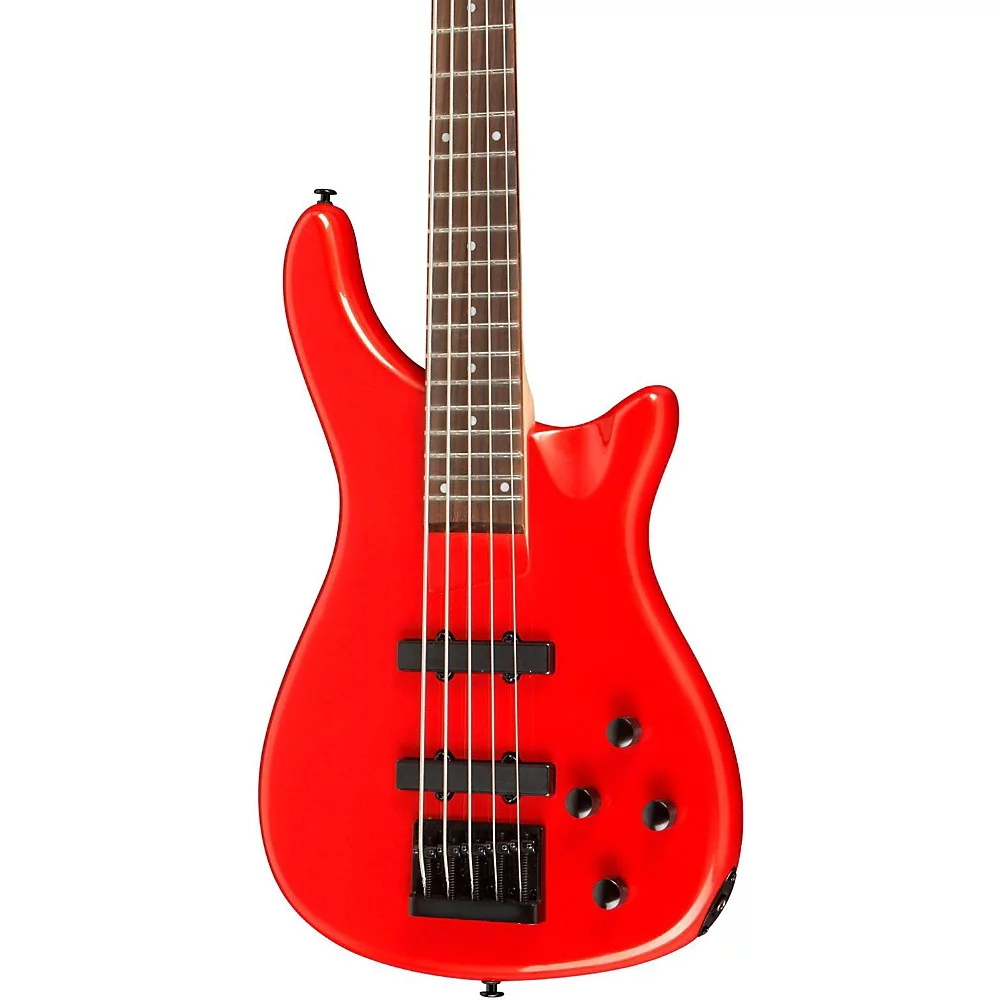 Rogue LX205B 5-String Series III Electric Bass Guitar Candy Apple Red