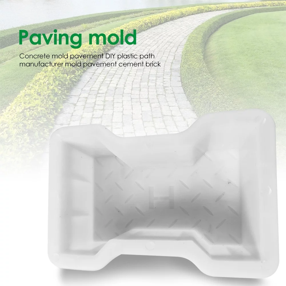 Garden Paving Mold DIY Path Maker Cement Brick Concrete Stone Road Mould