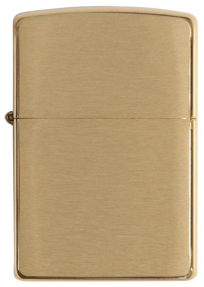 Zippo Classic Brushed Brass Pocket Lighter