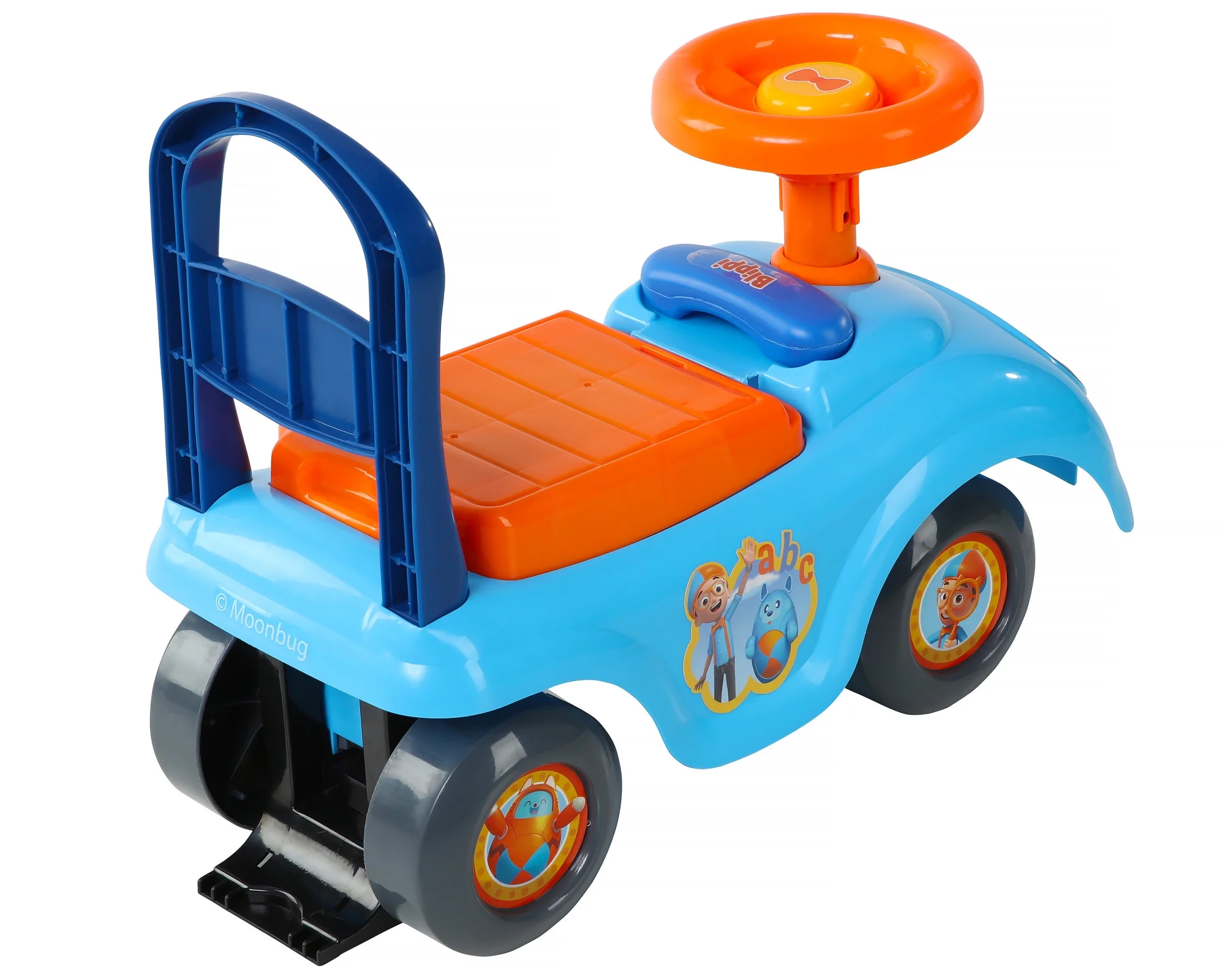 Dynacraft Blippi Foot-to-Floor Unisex Kids Ride-on for Age 1.5-3 Years