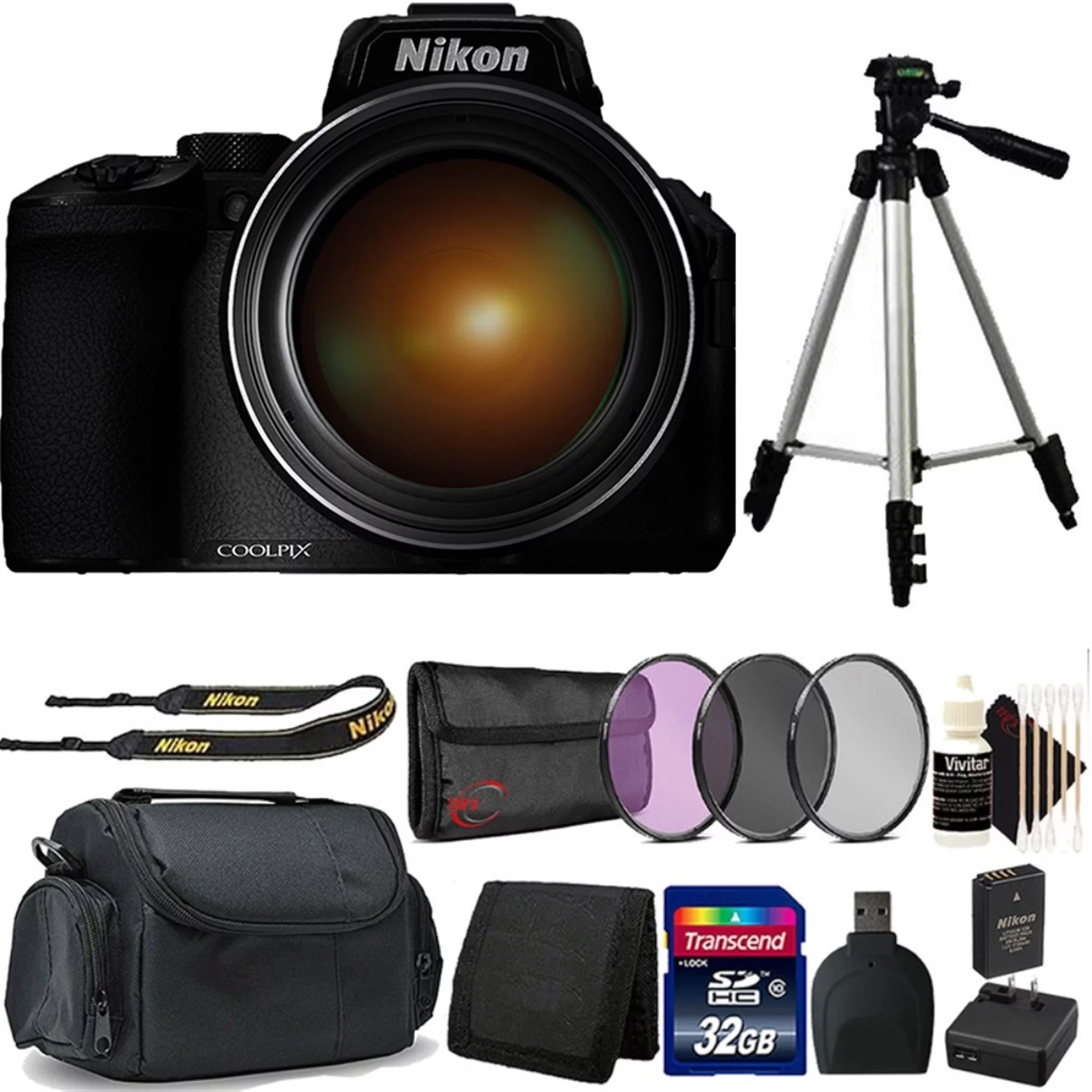 Nikon COOLPIX P950 16MP Wi-Fi Digital Camera with Top Accessory Kit