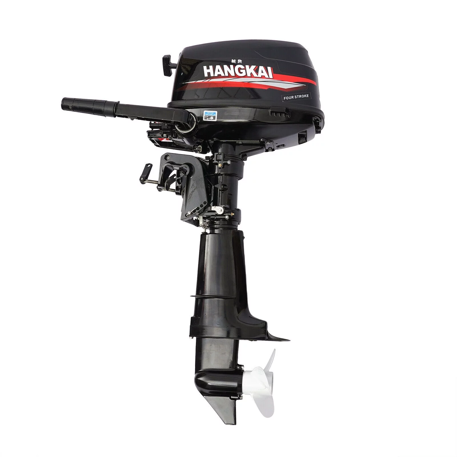 HANGKAI 6.5HP 4 Stroke Outboard Motor Marine Boat Engine W/Water Cooling CDI System