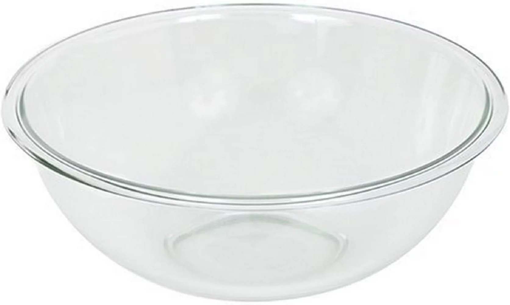 Pyrex Prepware 4-Quart Rimmed Mixing Bowl, Clear