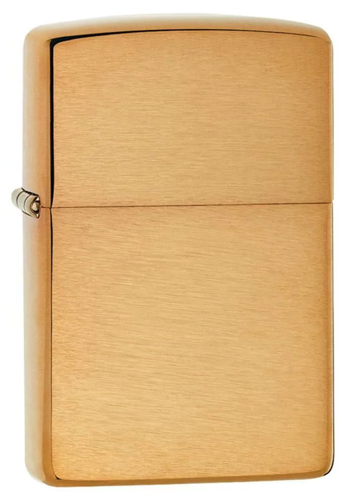 Zippo Classic Brushed Brass Pocket Lighter