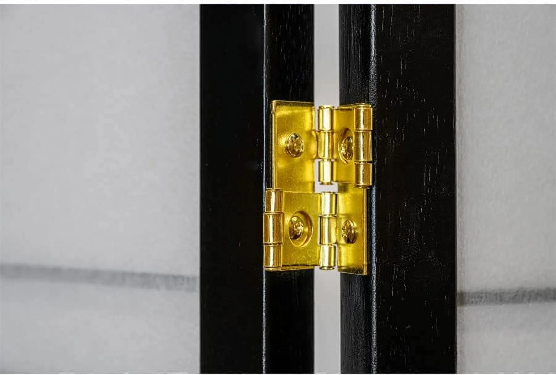 4 Panels Room Screen Divider Black 71