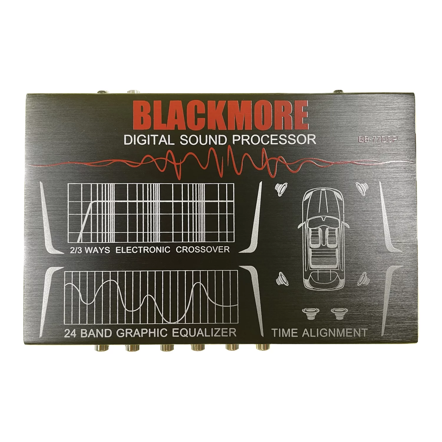 Blackmore Pro Audio BB-77DSP Universal Bluetooth 6-Output Digital Signal Processor, BB-77DSP