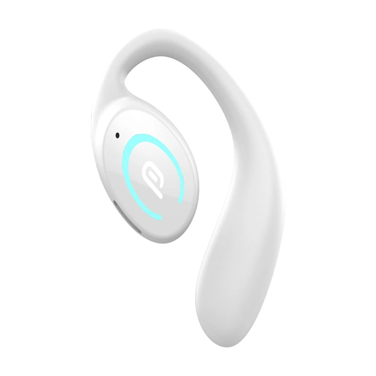 YHAIOGS Bluetooth Earpiece for Cell Phone K 9 Headset New Single Ear OWS Upgrade Wireless Earpiece Type External Stereo Conduction Breathing Lamp Call Function Unilateral Hands Earpiece