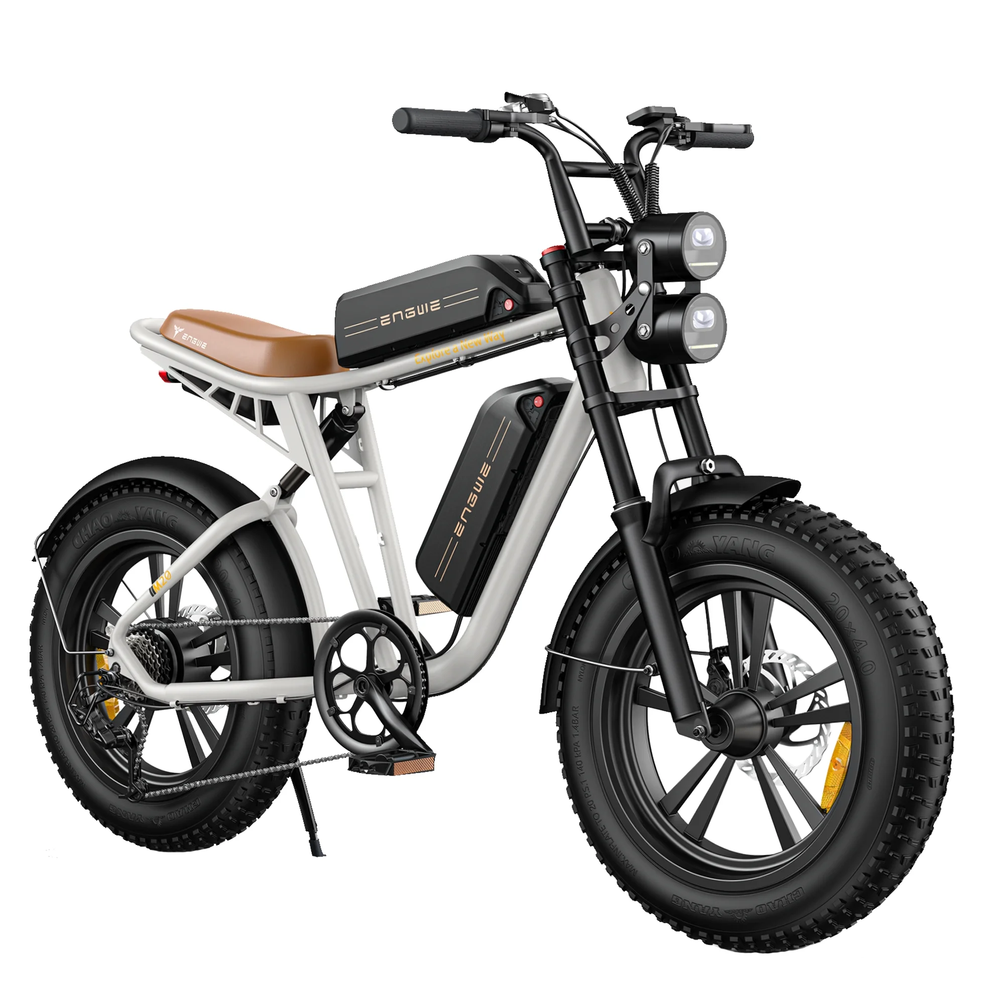 ENGWE M20 Electric Bike for Adults-1000W Peak 4.0 * 20