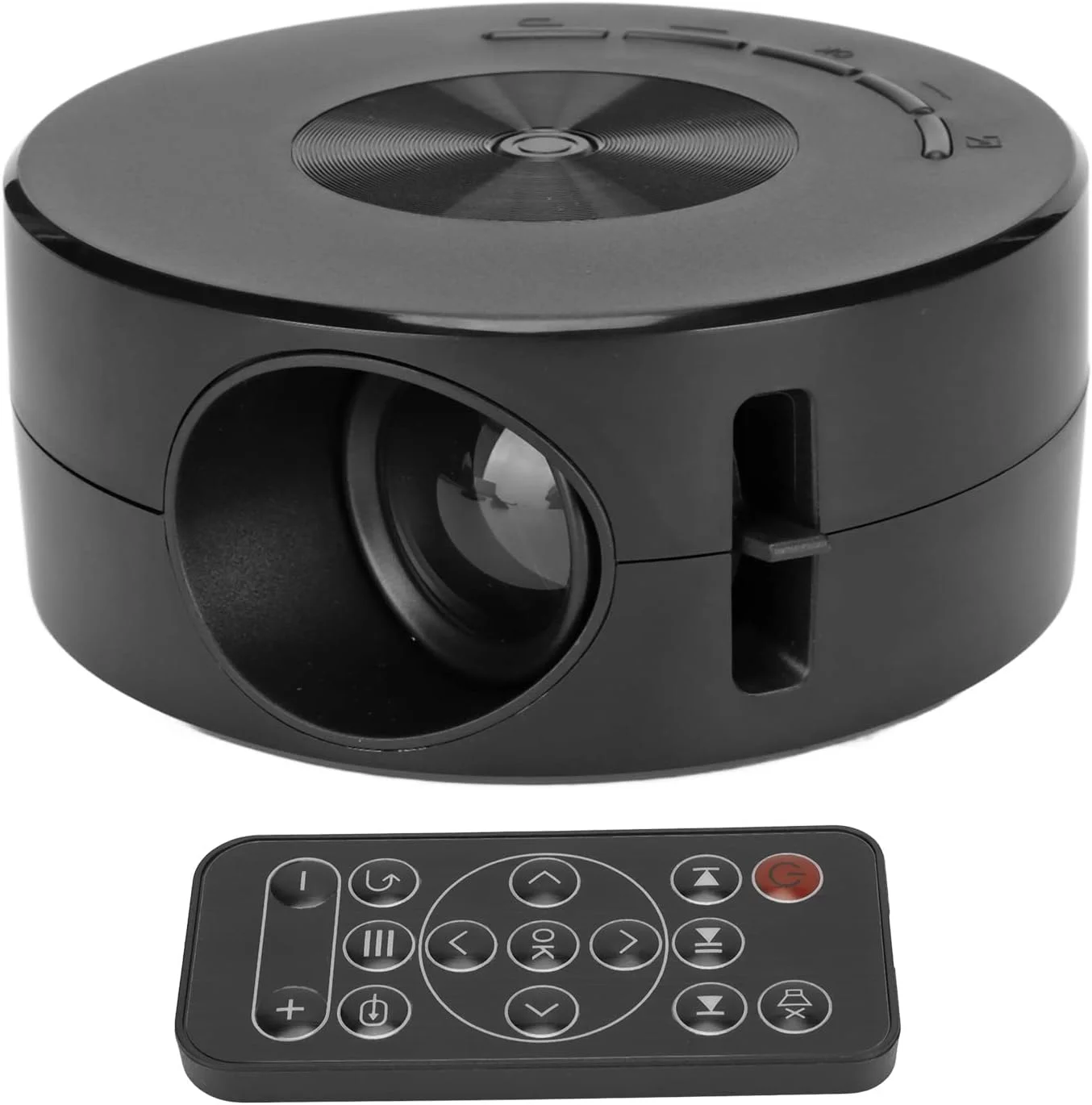 YT200 Mini LED Projector, Portable Small Home Projector for Children, Multifunction TFT LCD Screen, Same Screen Function, Built in Speaker, Support Mobile Power Supply