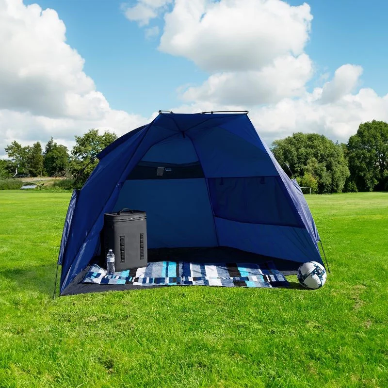 YFY Pop Up Beach Tent with Carry Bag - Blue