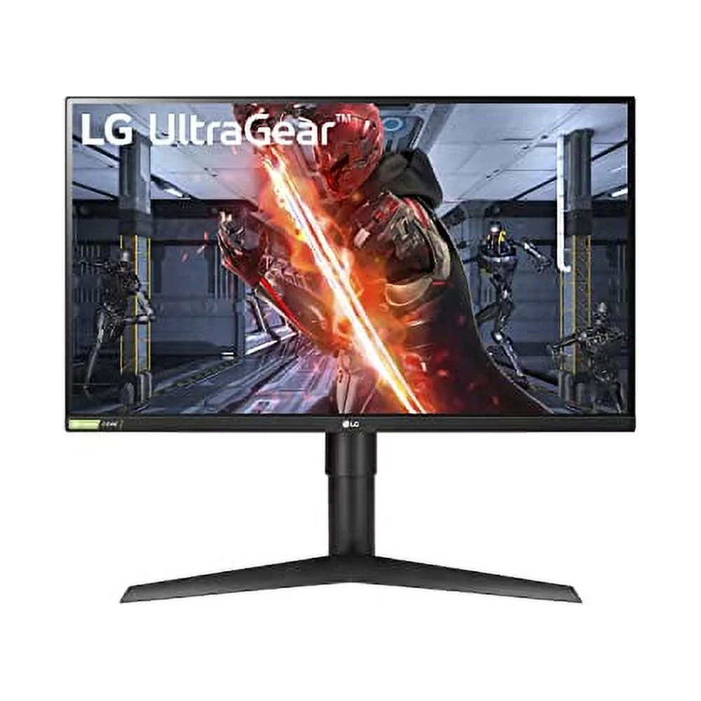 LG UltraGear QHD 27-Inch Gaming Monitor 27GL83A-B - IPS 1ms (GtG), with HDR 10 Compatibility, NVIDIA G-SYNC, and AMD FreeSync, 144Hz, Black