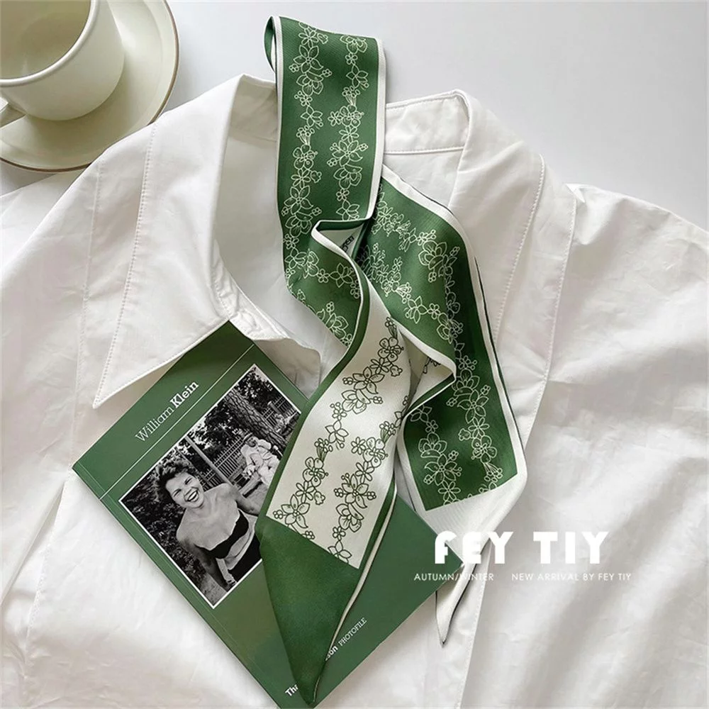 Woman Bohemian Ponytail Hairband Scarf Long Hairband Hair Ribbon Ribbon Headband A