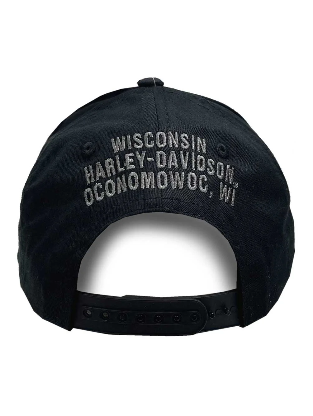 Harley-Davidson Men's Eagle Winged Embroidered Snapback Adjustable Baseball Cap, Harley Davidson
