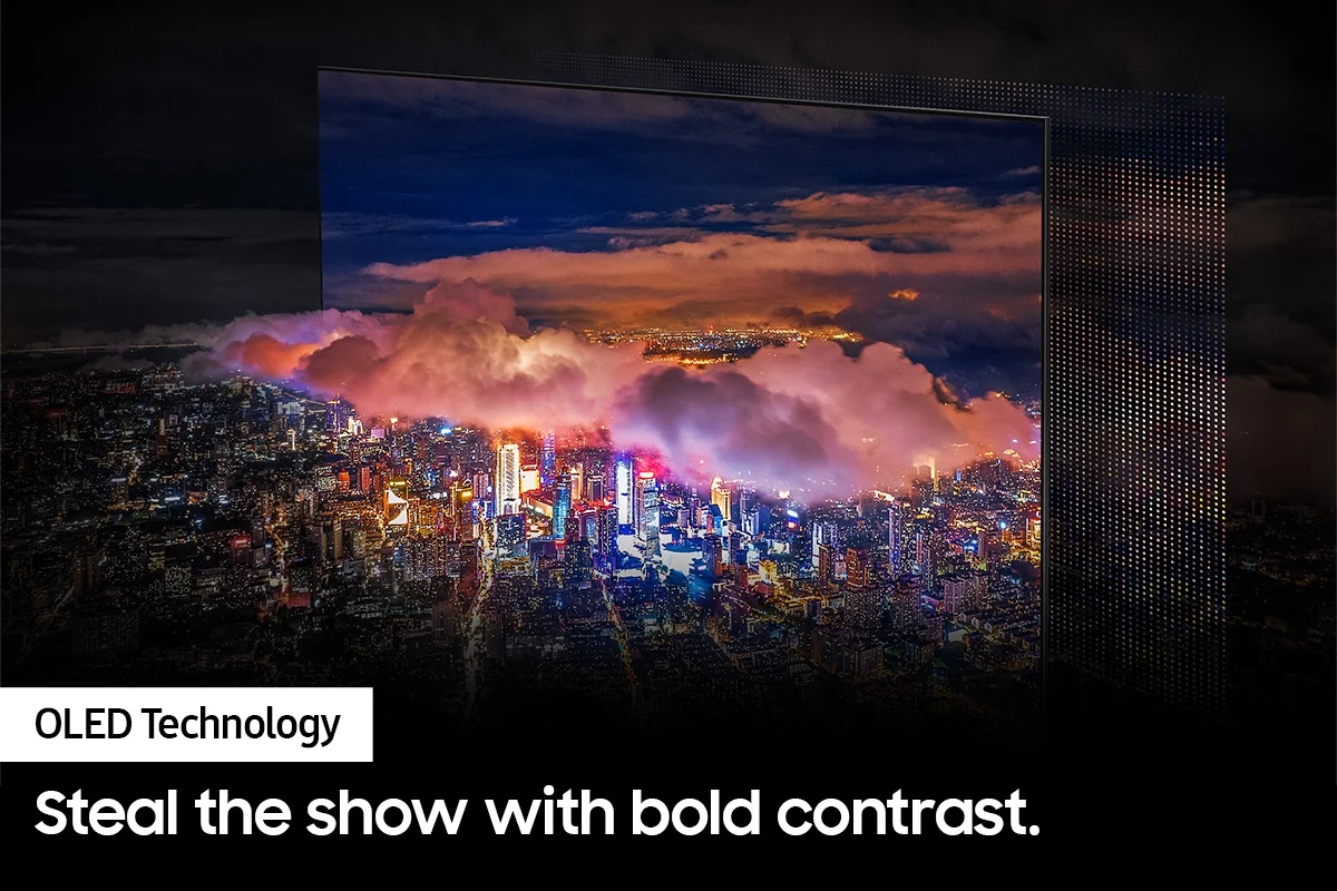 Samsung QN65S90CAFXZA 65 Inch 4K OLED Smart TV with AI Upscaling and a JBL BAR-1000 7.1.4ch Soundbar and Subwoofer with Surround Speakers (2023)