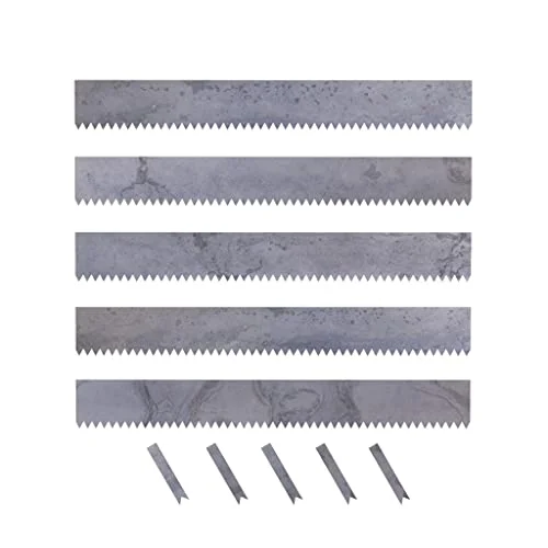 Hammer-in Landscape Edging - 48 inch Strips - 14-Gauge Cor-Ten Steel - 6 inch Depth (5 Pack)