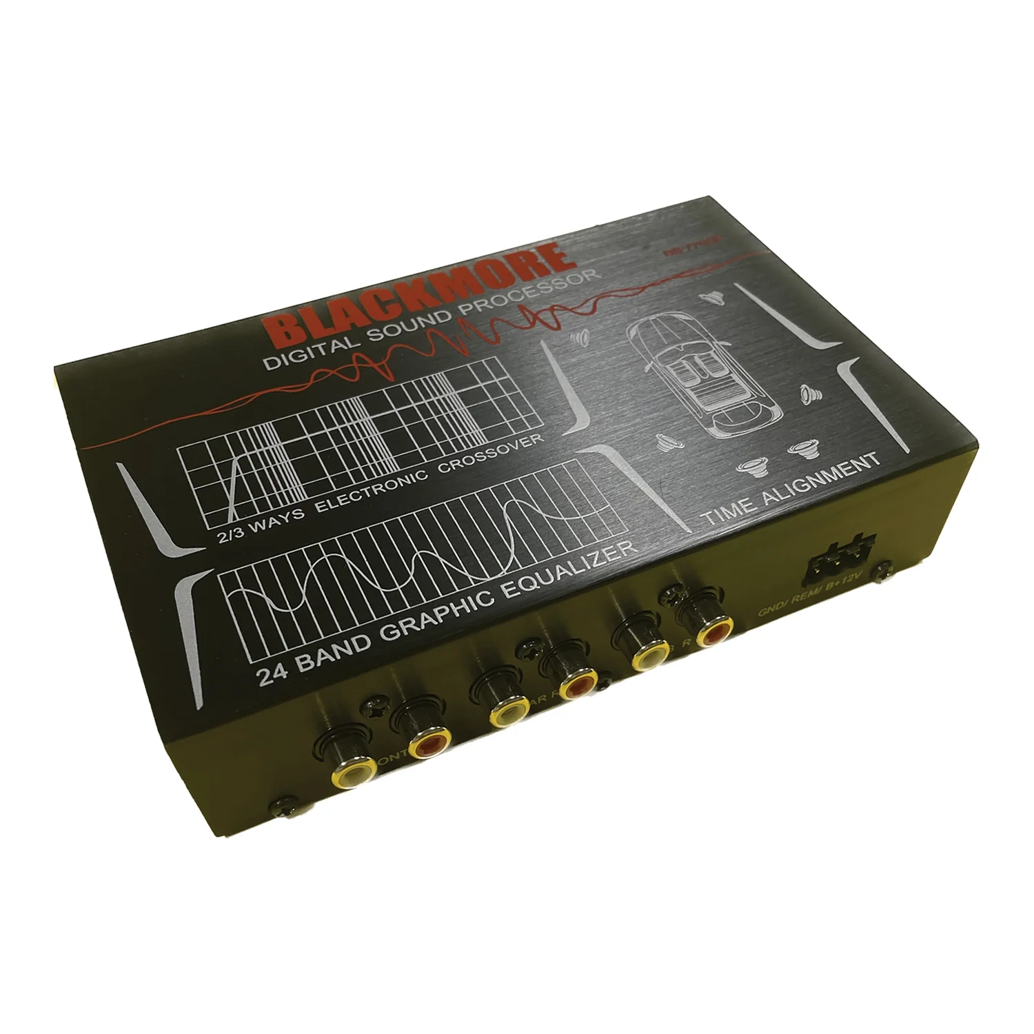 Blackmore Pro Audio BB-77DSP Universal Bluetooth 6-Output Digital Signal Processor, BB-77DSP