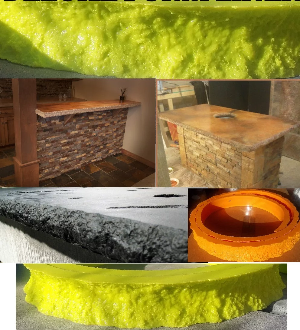 Concrete Countertop Edge Form Liners - Chiseled Edge Deluxe, 2