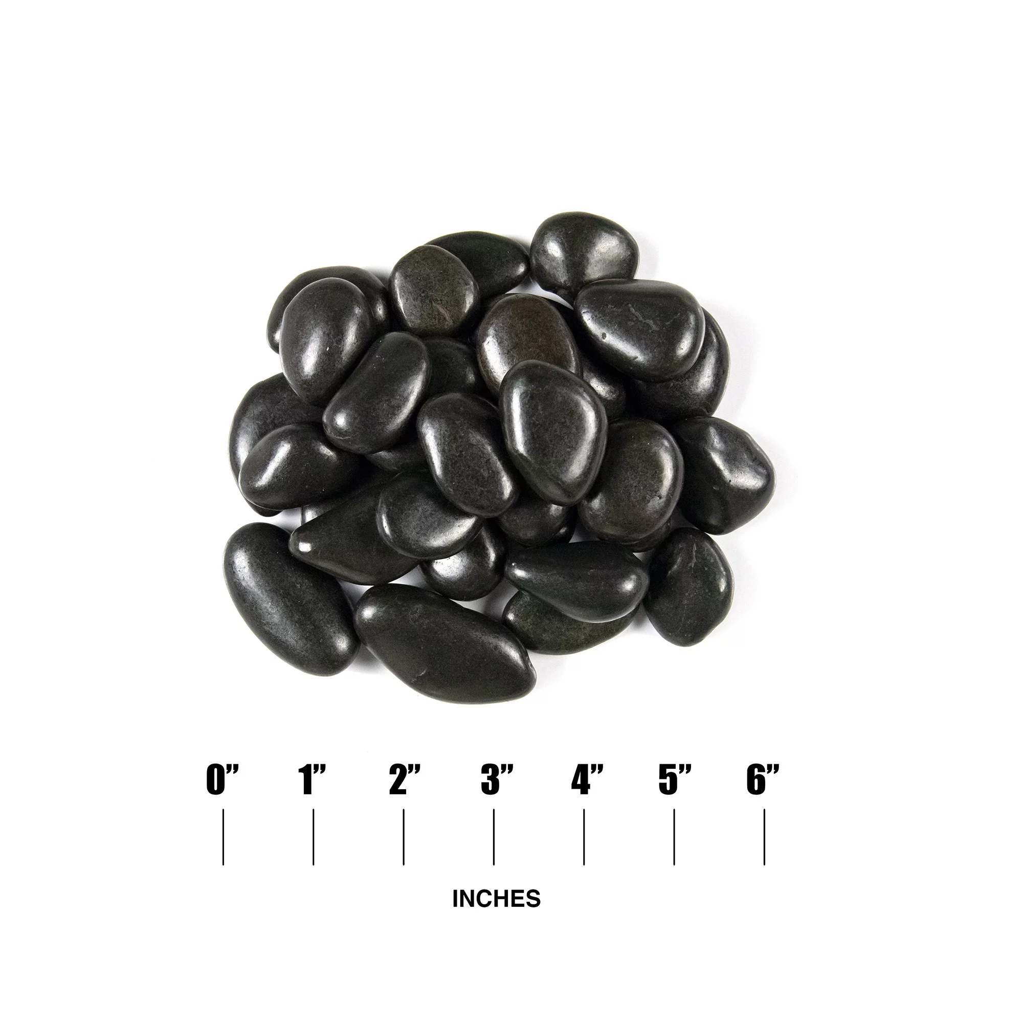 MSI Black Polished Pebbles (20 lbs)