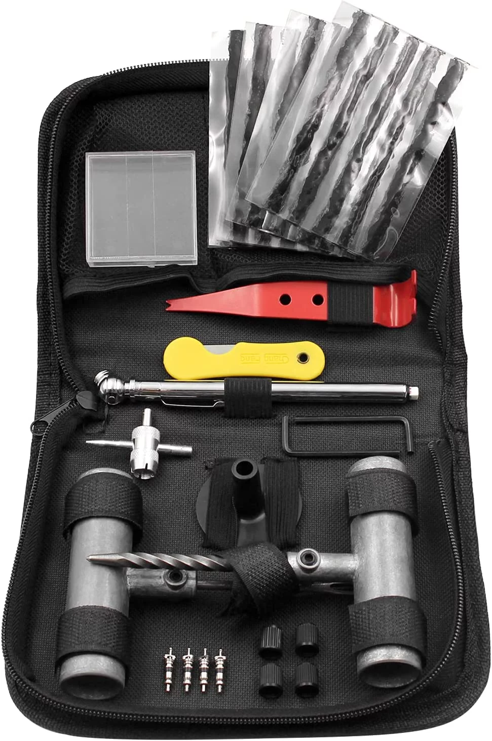 Handfly Tire Repair Kit with Plug for Car, Motorcycle, Truck (39pcs)