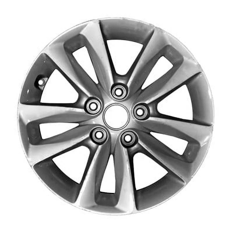KAI 16 X 6.5 Reconditioned OEM Aluminum Alloy Wheel, All Painted Light Sparkle Silver, Fits 2017-2017 Kia Forte
