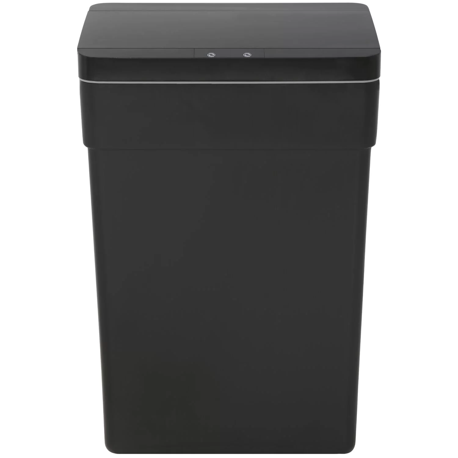 13 Gallon Trash Can Plastic Kitchen Trash Can Automatic Touch Free High-Capacity Garbage Can With Lid For Bedroom Bathroom Home Office 50 Liter,Black