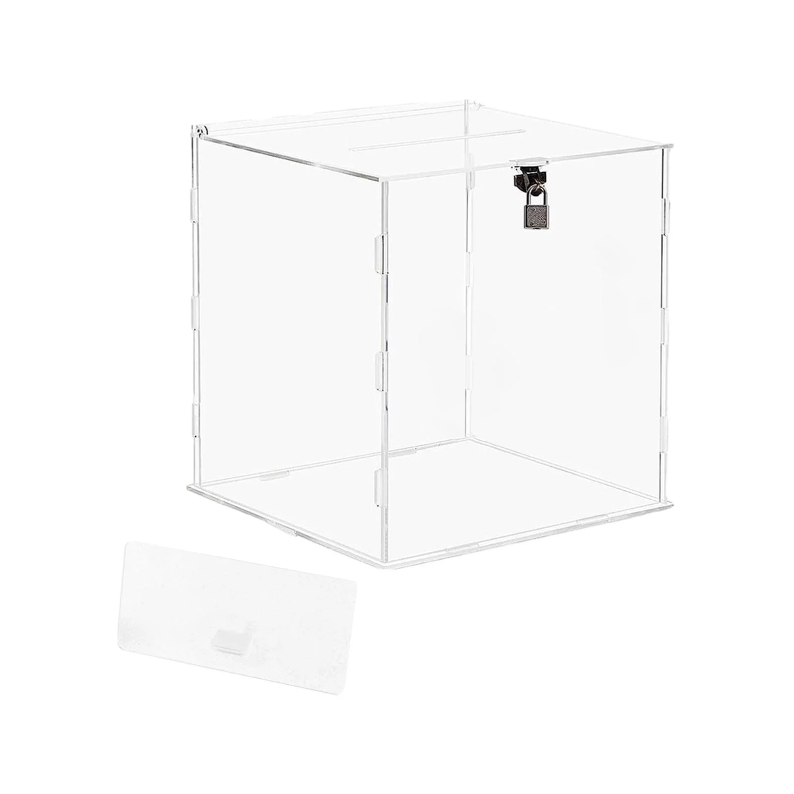 Acrylic Wedding Cards Box Reception Table Card Box for Anniversary Graduation Blank