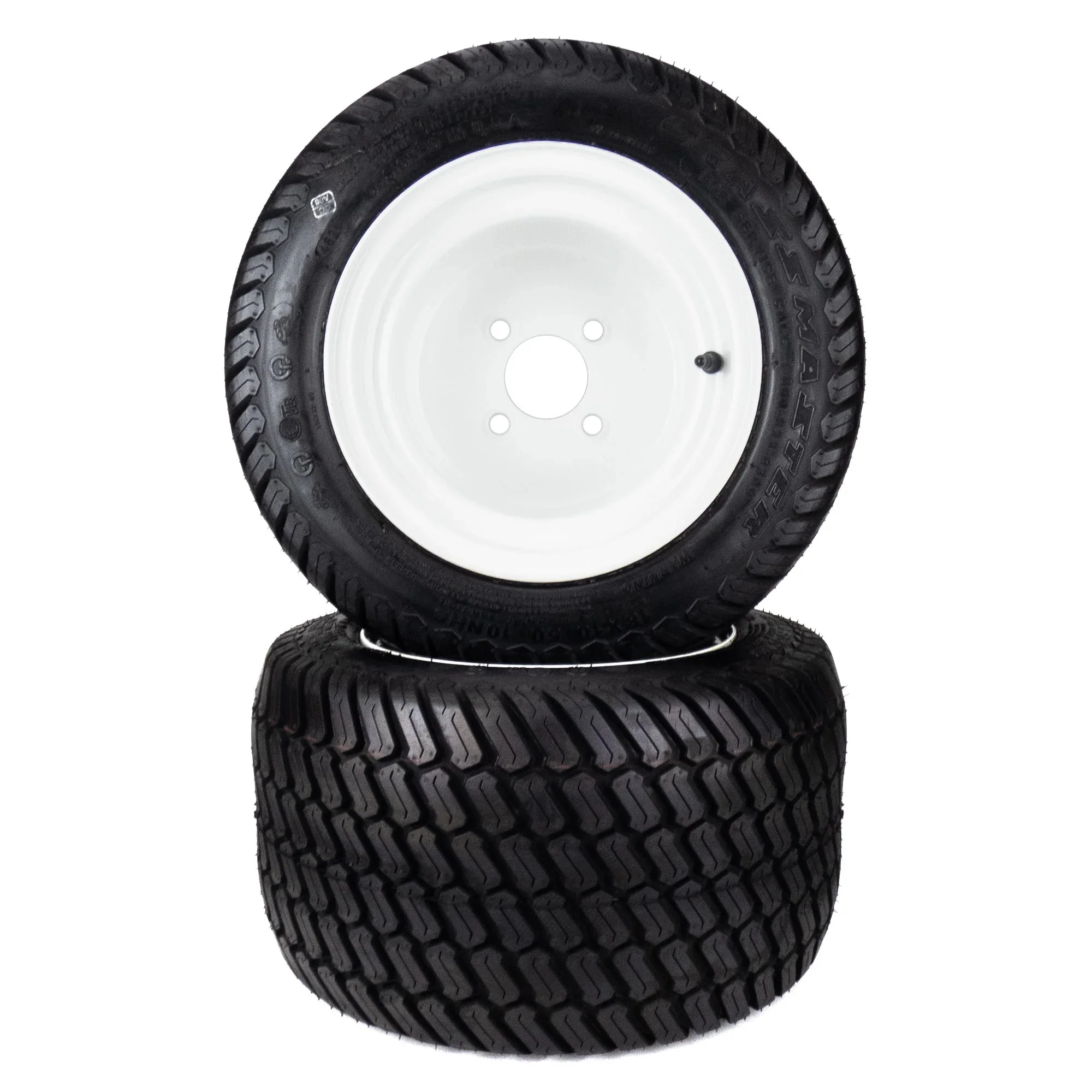 (2) Walker Wheel Assemblies 18x10.50-10 Fits B C D T 8075 8075-4 8075-6 8070-11