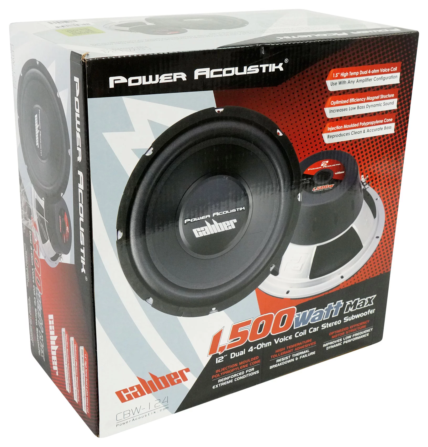 (2) Power Acoustik CBW-124 12