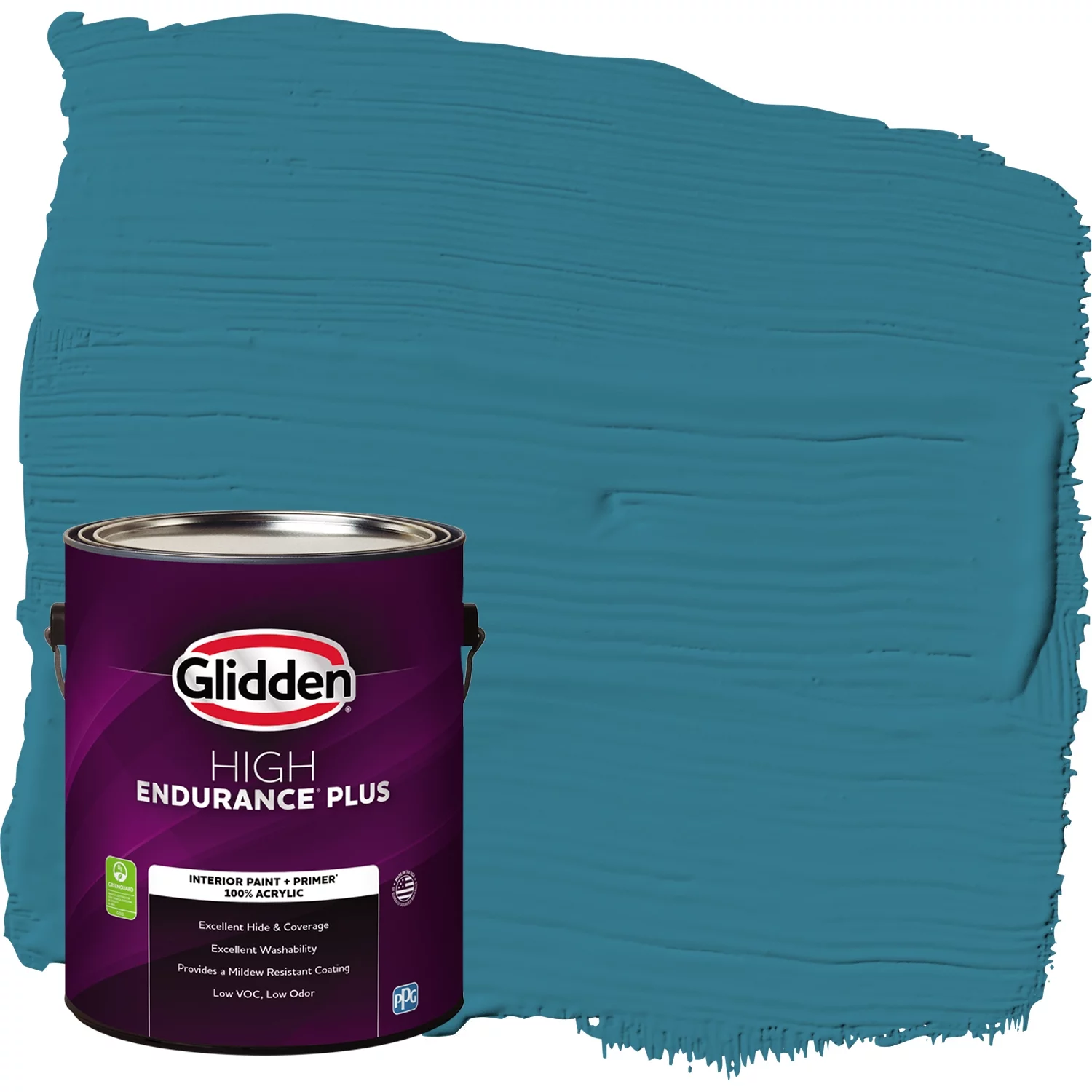 Glidden HEP Interior Paint + Primer Adventure / Blue, Semi-Gloss, 1 Gallon