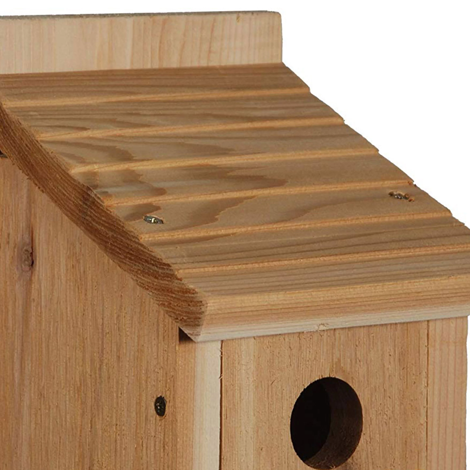 Woodlink 24301 BB1 Wooden Natural Inland Red Cedar Bluebird Bird House Box