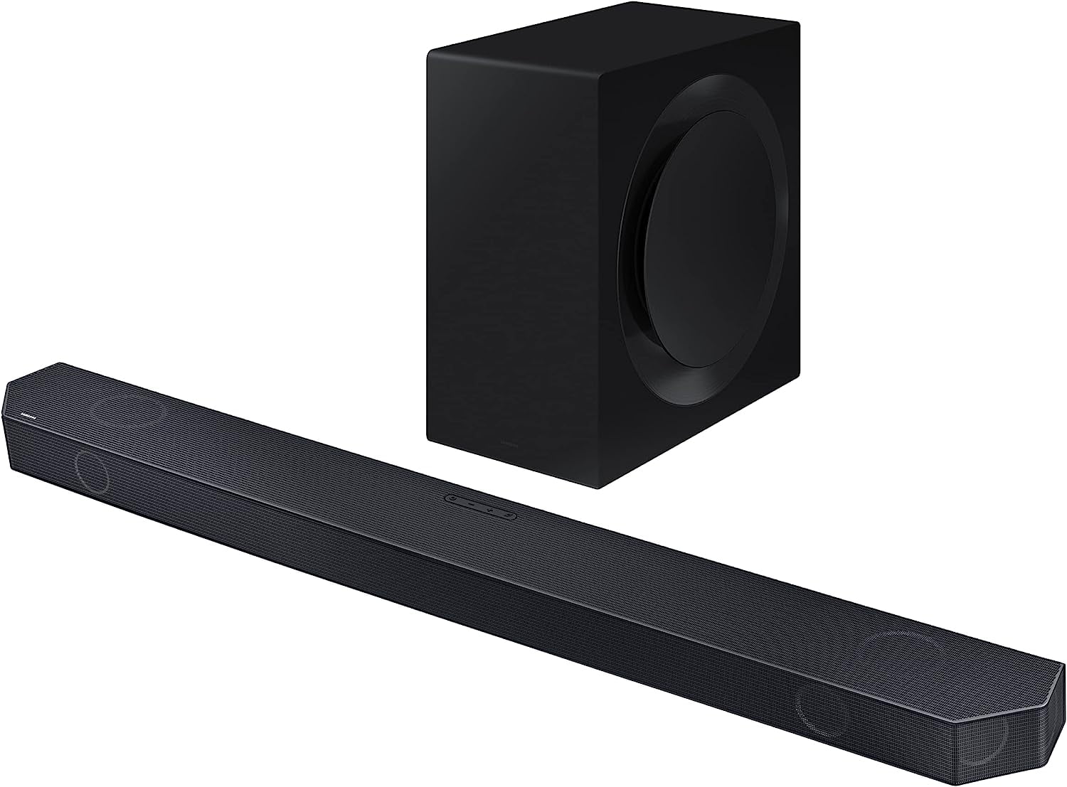 Samsung QN65S90CAFXZA 65 Inch 4K OLED Smart TV with AI Upscaling with a Samsung HW-Q900C 7.1.2ch Soundbar and Subwoofer with Dolby Atmos (2023)